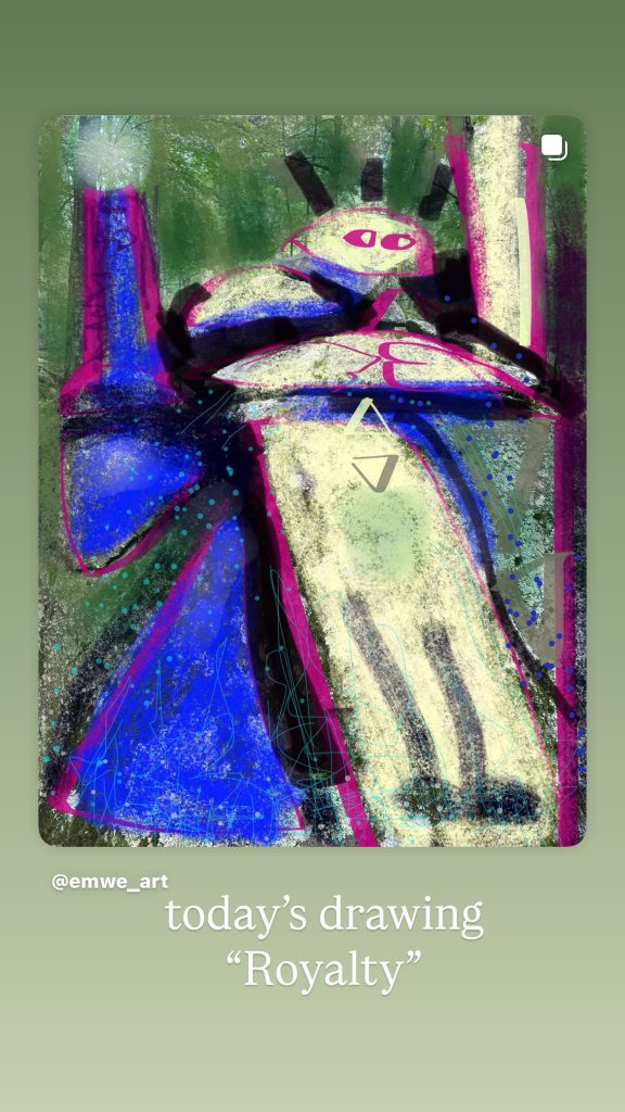 "Web Royalty" Markup Digital Work Copyright 2025 EM Matteson