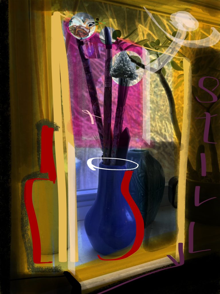 Phone Markup Art Per Usual by Elizabeth M Matteson