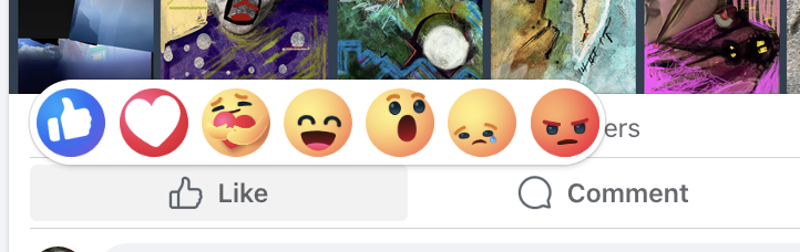facebook reaction emojis